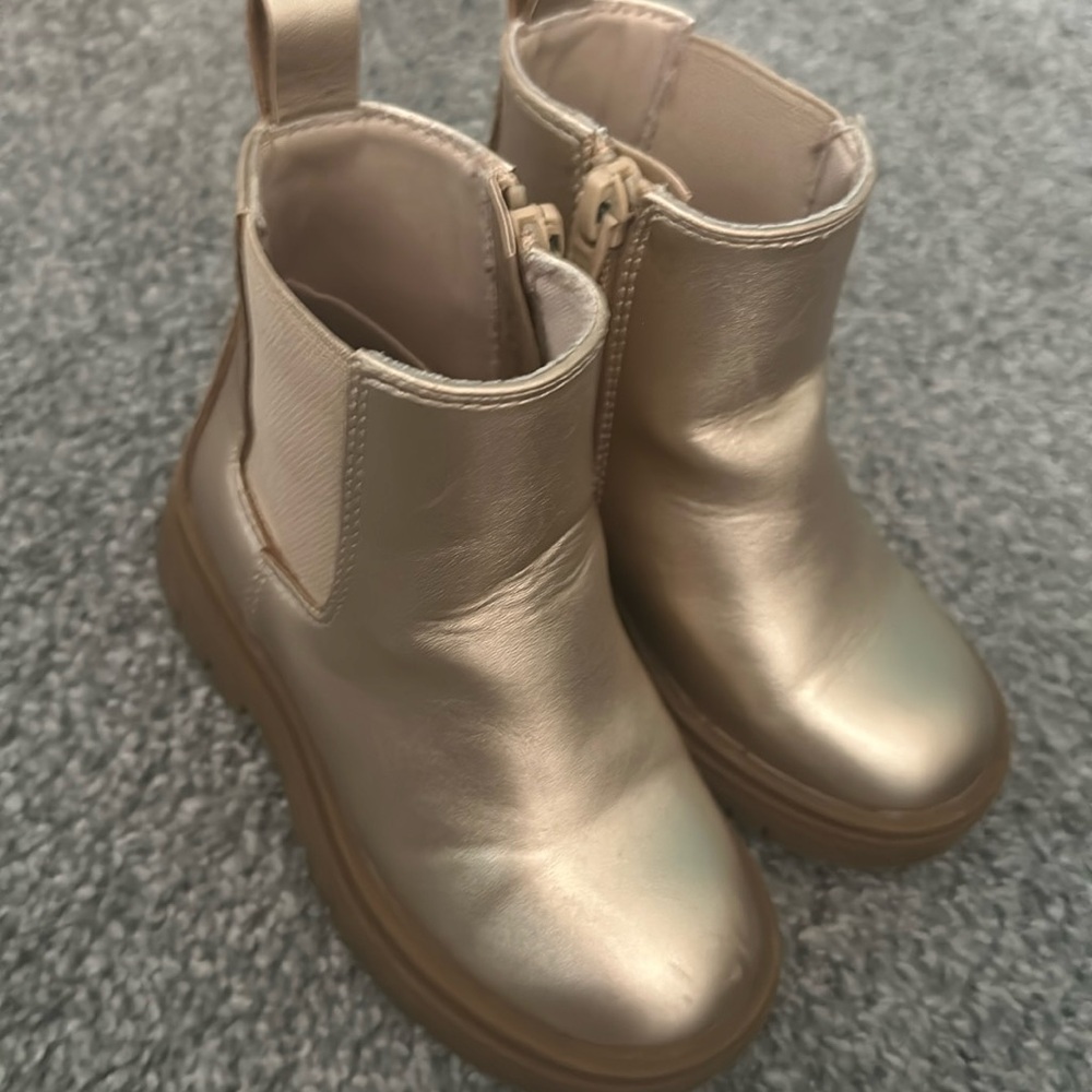 Metallic Toddler Boots